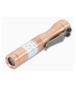 Dawson Machine Craft Hoku Clicky Flashlight Satin Copper with Aluminum Dimple Engine (4500K) - DMC-021 1
