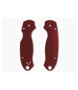 Putman Blade Scales Spyderco Para 3 Smooth Red G10 Scales - PBS-021 1