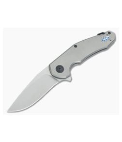 Zero Tolerance 0220 Titanium Flipper Anso Design with Black Backspacer - ZT-0220 1