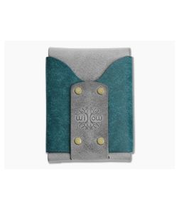 Willow Craft Original Wask Wallet Charcoal and Turquoise Pueblo - WCG-023 1
