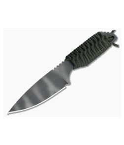 M Strider Knives SA-L OD Green Cord Wrap Tiger Striped CPM-154 - MSK-023 1