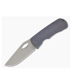 McNees Knives Dixon Base Model Blue/Bronze Atomic Stonewash - MNK-024 1
