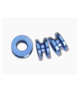 Hinderer Knives XM-18 3.5" Ti Standoffs Blue - HK-0250 1