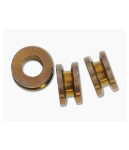 Hinderer Knives XM-18 3.5" Ti Standoffs Bronze - HK-0251 1