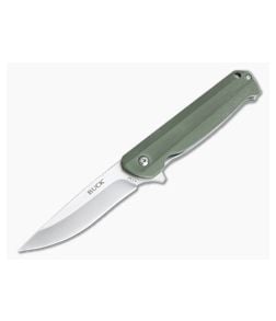 Buck 251 Langford Stainless Steel Green G10 Liner Lock Flipper Folding Knife 0251GRS - BU-0251GRS 1