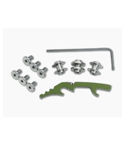 Hinderer Modular Backspacer System Green Aluminum for XM-18 Knives - HK-0257 1