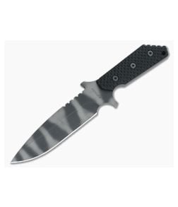 M Strider Knives MK-1 Mod 10 Black Gunner Grip Tiger Striped CPM-154 - MSK-025 1