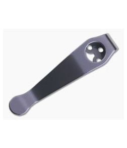 Lynch Northwest Titanium Deep Carry Pocket Clip Spyderco Short Purple Smoke - LNW-025 1