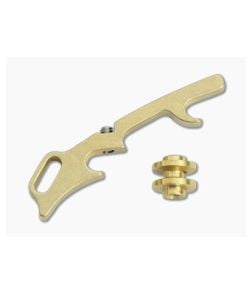 Hinderer XM-18 3.5" Lanyard Backspacer Brass - HK-0262 1