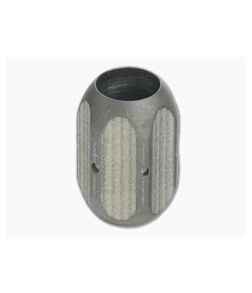 Ti Survival Titanium Lanyard Bead Hex Stonewashed Finish - TS-028 1