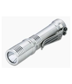 Laulima Metal Craft Ion Slim Satin Titanium American Flag Clip 14500 Flashlight - LMC-LMC028 1
