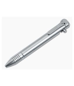 Chaves Ultramar Bolt Action Pen Solid Stonewashed Titanium CKT-028 - CKT-028 1