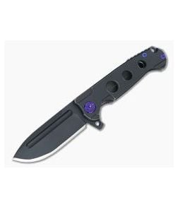 Andre de Villiers Mini Pathfinder Blackout Purple Flipper - ADV-028 1