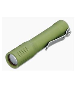 Focusworks EDC F2 Olive Green Aluminum 5000k LH351d 14500 Flashlight - FWE-02 1