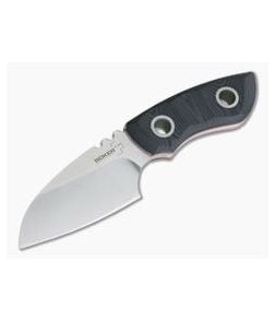 Boker Plus PryMate Pro Vox Stonewashed D2 Black Micarta Fixed Blade 02BO016 - BO-02BO016 1