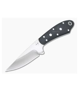Boker Plus Backdrop Yurco Satin D2 Black G10 Fixed Blade Neck Knife 02BO028 - BO-02BO028 1