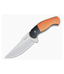 Boker Plus Micro Alligator 440C Orange & Black G10 Fixed Blade Hunting Knife 02BO043 - BO-02BO043 1