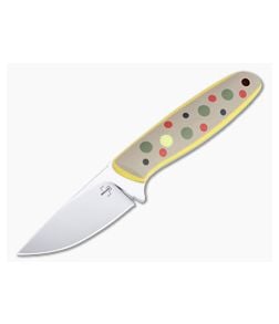Boker Plus The Brook Brown Trout Polished VG10 Brown G10 Fixed Blade 02BO067 - BO-02BO067 1
