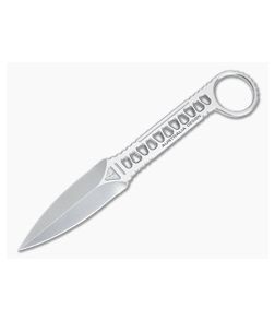 Boker Plus Voodoo Stonewashed 440C Double Edge Skeletonized Ring Knife 02BO070 - BO-02BO070 1