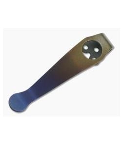 Lynch Northwest Fade Ano Spyderco Short Titanium Deep Carry Pocket Clip - LNW-030 1