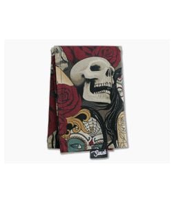 SwankHanks Day of the Dead Cotton and Microsuede Hank - SH-030 1