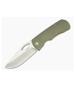 McNees Knives Dixon Honeycomb Green/Bronze Satin Stonewash - MNK-031 1