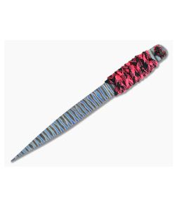 M Strider Knives Flamed Titanium Nail 6.00" Cord Wrapped Fixed Blade #2 - MSK-031 1
