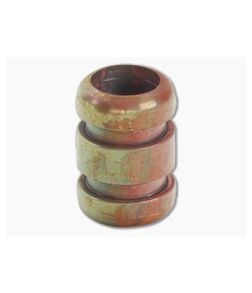 Ti Survival Copper Lanyard Bead Grooved Patina - TS-032 1