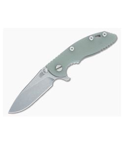 Hinderer Knives XM-18 3" Translucent Slicer Flipper Stonewash - HK-0337 1