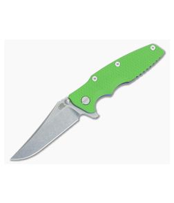 Hinderer Knives Eklipse Gen 2 Flipper Green Blue Bowie - HK-0345 1
