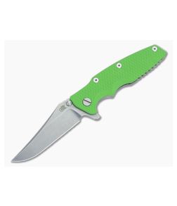 Hinderer Knives Eklipse Gen 2 Flipper Green G10 Bowie - HK-0346 1