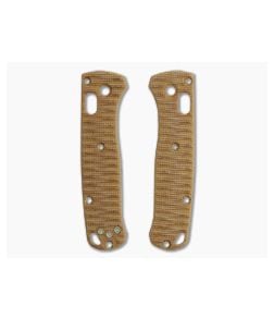 Putman Blade Scales Benchmade Mini Bugout 533 Natural Micarta Custom Scales - PBS-034 1