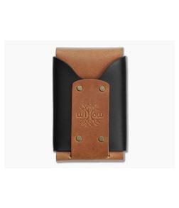 Willow Craft Slim Wask Wallet Bourbon and Black - WCG-035 1