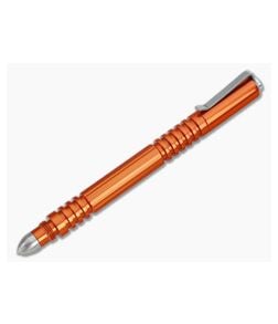 Hinderer Investigator Pen Orange High Polish Aluminum - HK-0361 1