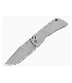 McNees Knives MAC2 AutoMac Stonewash Atomic Aluminum - MNK-036 1