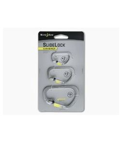 Nite Ize SlideLock Carabiner Stainless Steel Three Pack - NI-03706 1