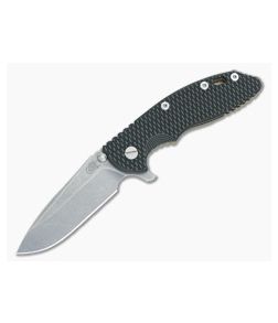 Hinderer Knives XM-18 3.5" Green-Black Spearpoint Flipper Battle Bronze Frame - HK-0387 1