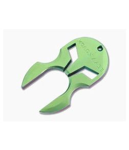 ADV Tactical Titanium Spartan KeyChain Green - ADV-038 1