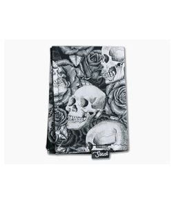 SwankHanks Skulls and Roses Cotton and Microsuede Hank - SH-038 1