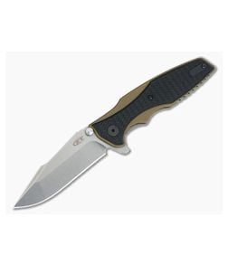 Zero Tolerance 0393BRZ Hinderer Sprint S35VN KVT Bronze Frame Lock Flipper - ZT-0393BRZ 1