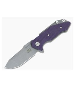 Hinderer Knives Half Track 2.75" Purple G10 Working Finish - HK-0394 1