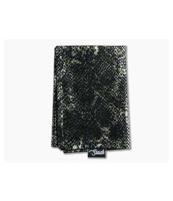 SwankHanks Metallic Gold Snakeskin Cotton and Microsuede Hank - SH-039 1