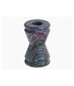 Dawson Machine Craft Monet Crazy Fiber Hourglass Lanyard Bead - DMC-03 1