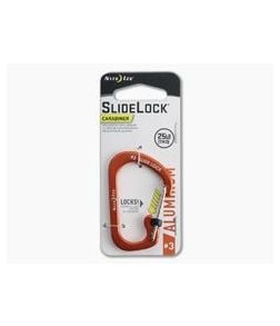 Nite Ize SlideLock Carabiner Aluminum #3 Orange - NI-04041 1