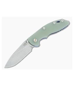 Hinderer Knives XM-18 3.5" Translucent Slicer NoN Flipper Battle Blue Frame - HK-0409 1