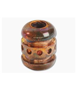 Ti Survival Copper Droid XL Lanyard Bead Polished Patina Finish - TS-040 1