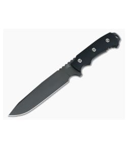 Hinderer Knives Fieldtac 7.0 D2 Black DLC Fixed G10 Knife - HK-0411 1