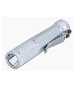 Laulima Metal Craft Todai Slim Flashlight Tumbled Aluminum 4000K Neutral White LED 14500 Flashlight - LMC-042 1