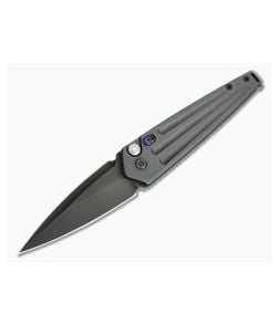 Medford Knives Nosferatu Black PVD S35VN PVD Titanium Button Lock Automatic - MKT-042 1