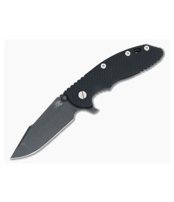 Hinderer Knives XM-18 3.5" Black Harpoon Spanto Battle Black DLC Flipper - HK-0435 1